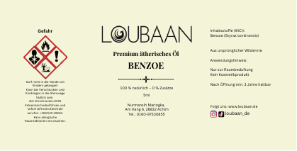 Loubaan Etikett 22 Benzoe
