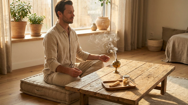 Weihrauch in der Morgenroutine: So startest du bewusst in den Tag
