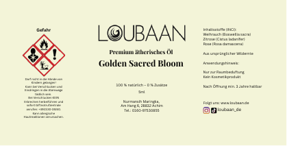 Loubaan Etikett 05 Golden Sacred
